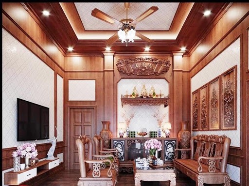 mẫu phòng khách ốp nhựa nano 