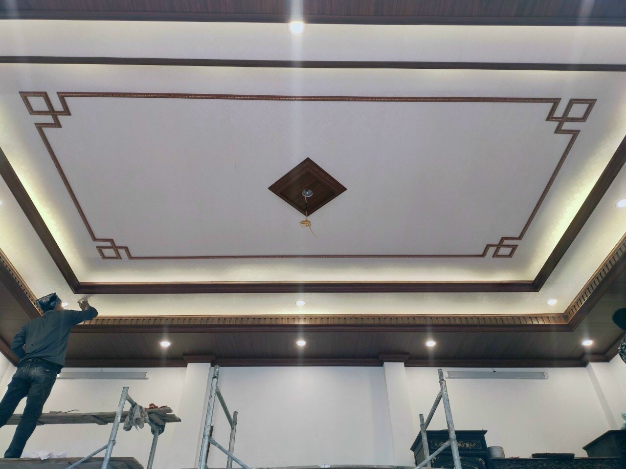 trần nhựa nano trắng 