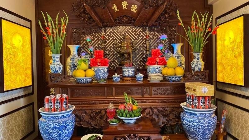 thay bát hương 