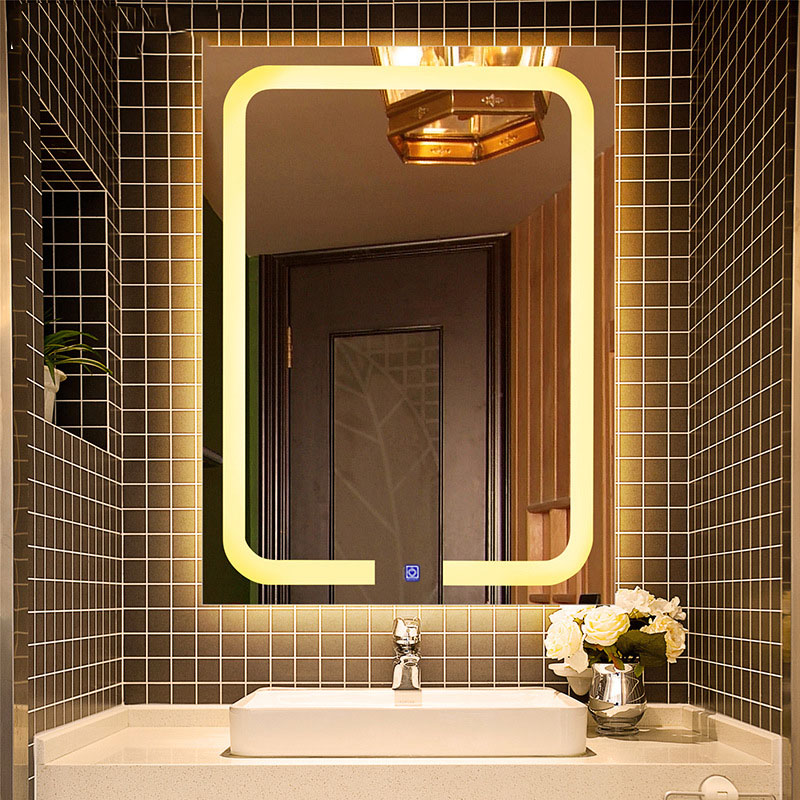 gương LED ốp nhựa