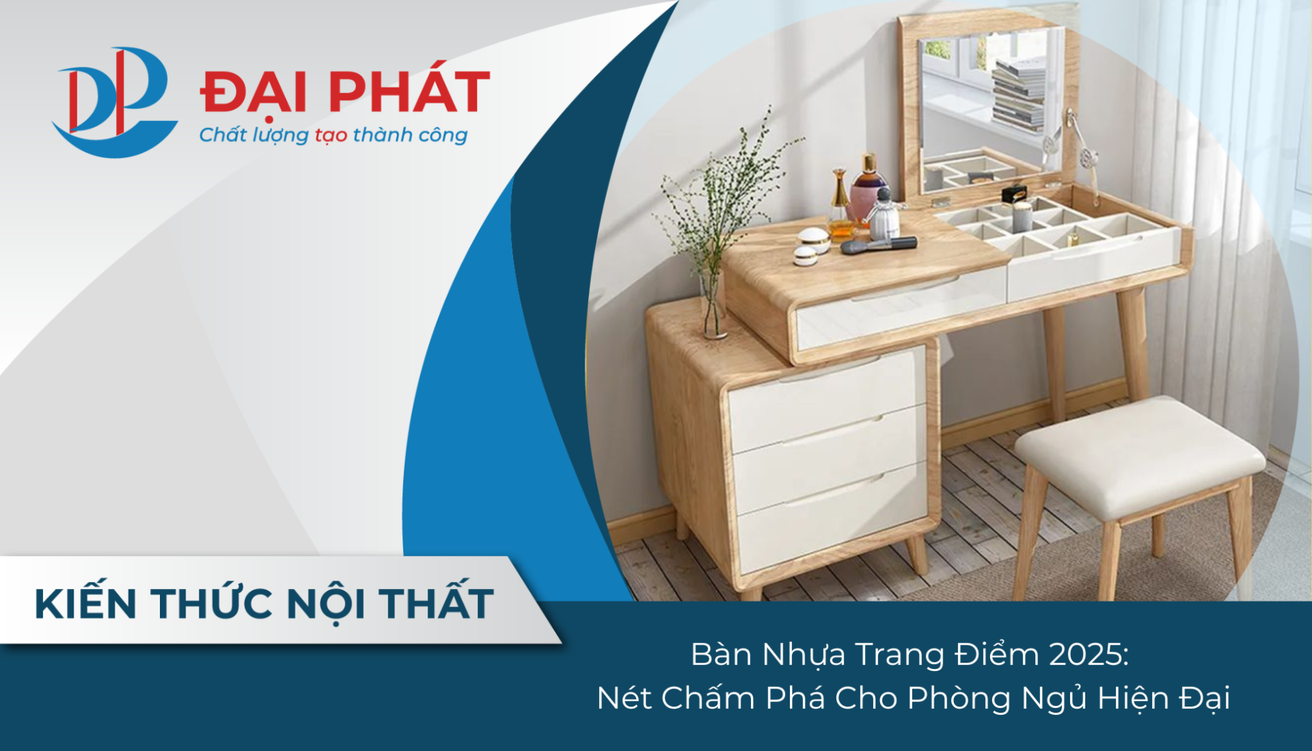 Bàn Nhựa Trang Điểm 2025: Nét Chấm Phá Cho Phòng Ngủ Hiện Đại