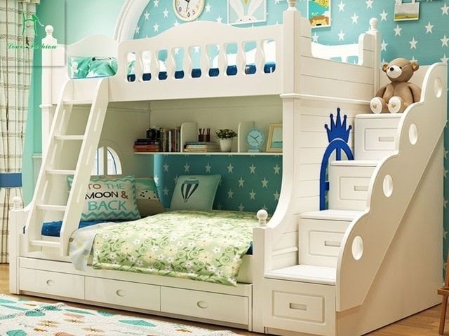 giường nhựa trẻ em nội thất nhựa