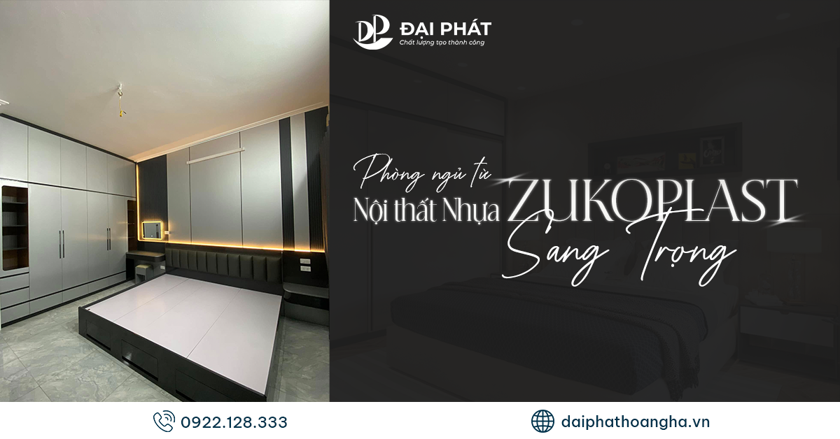phòng ngủ nội thất nhựa zukoplast 