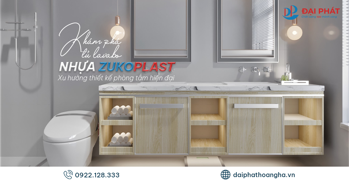 tủ lavabo nhựa zukoplast 
