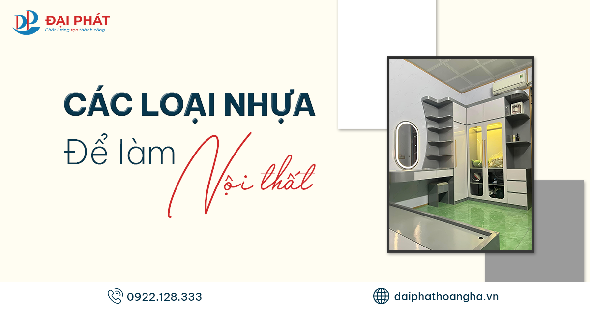 nhựa để làm nội thất 