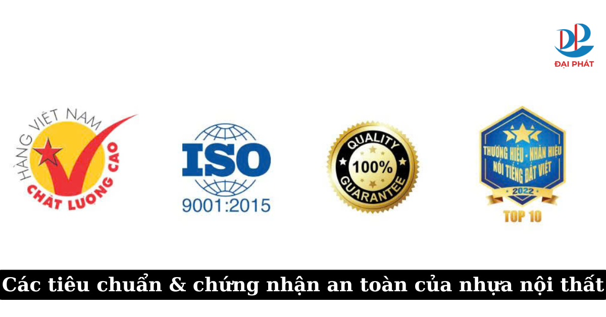 giấy chứng nhận nội thất nhựa an toàn 