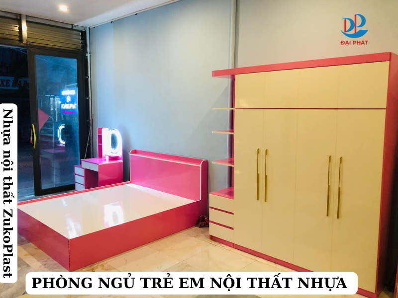 nội thất nhựa phòng ngủ trẻ em 