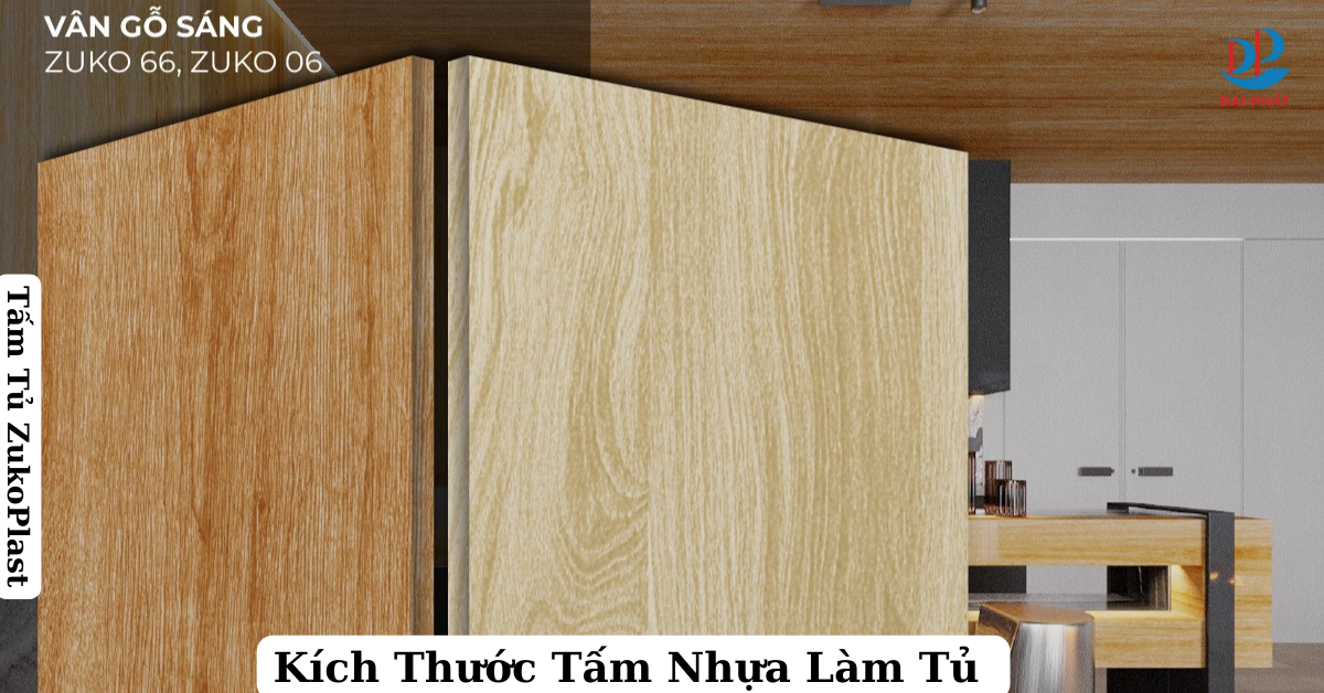 Kích Thước Phổ Biến Của Tấm Nhựa Làm Tủ
