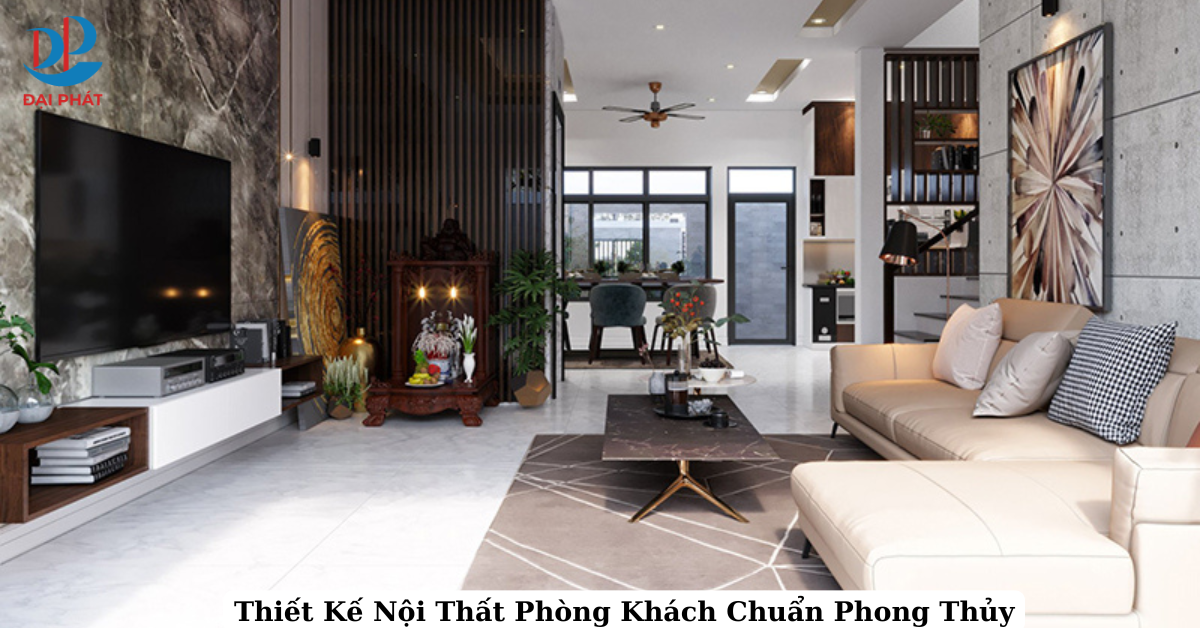 Nội Thất Phòng Khách Chuẩn Phong Thủy