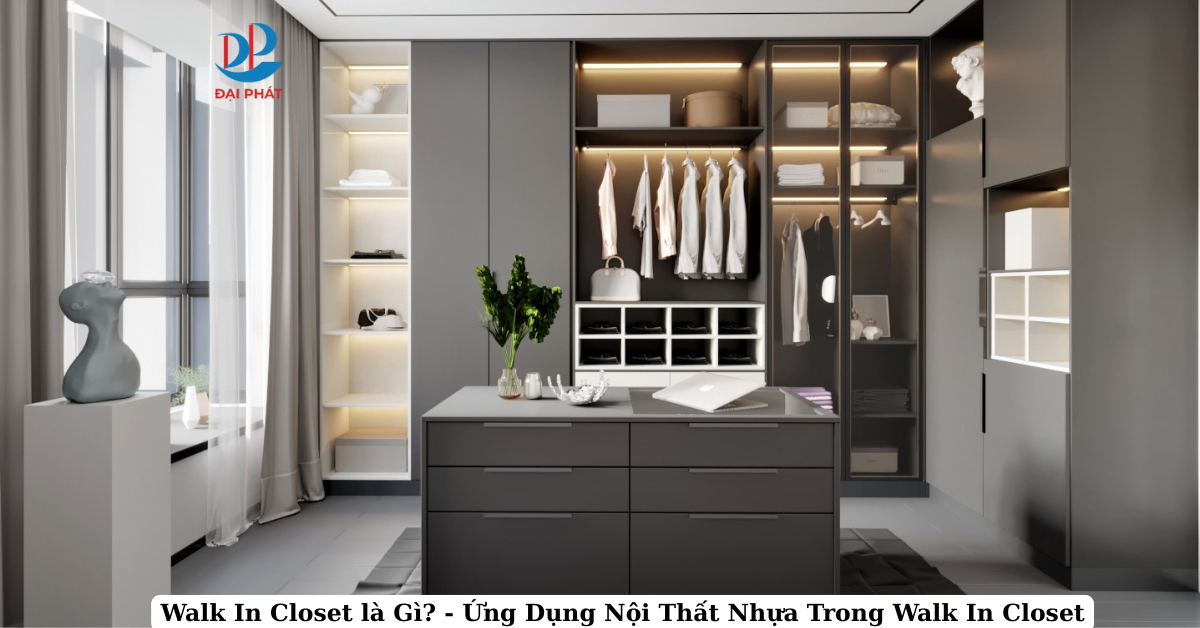 Walk In Closet là Gì? - Ứng Dụng Nội Thất Nhựa Trong Walk In Closet