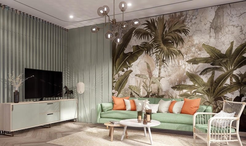 Phong Cách Tropical Với Nội Thất Nhựa
