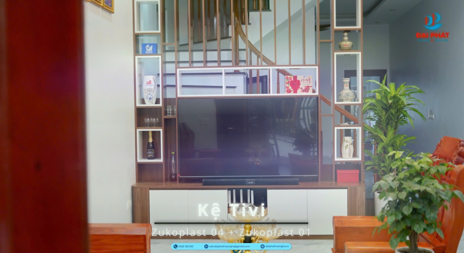 Combo Phòng Ngủ Và Kệ Tivi Hiện Đại Từ Nội Thất Nhựa ZukoPlast