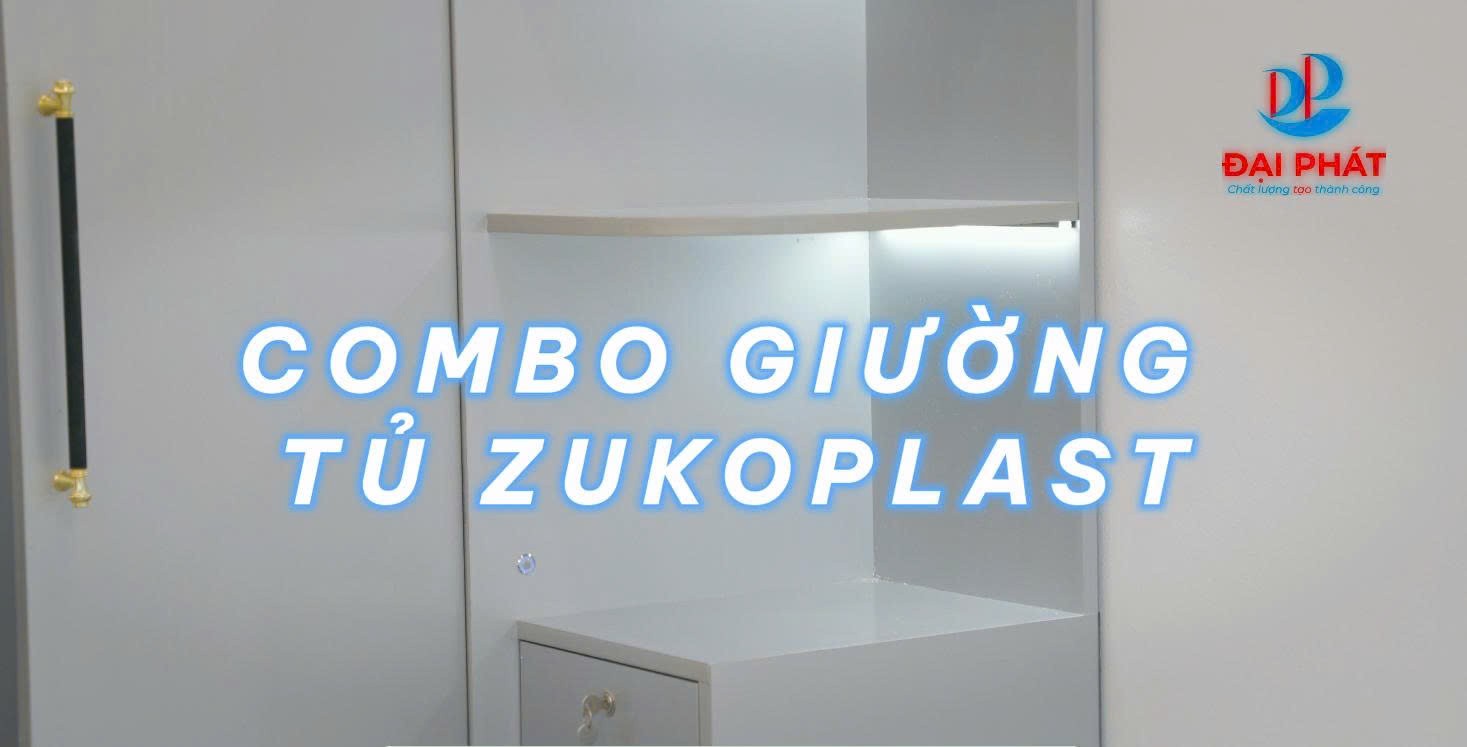 COMBO GIƯỜNG TỦ ZUKOPLAST 02 – SẮC BẠC HIỆN ĐẠI - TINH TẾ 2025
