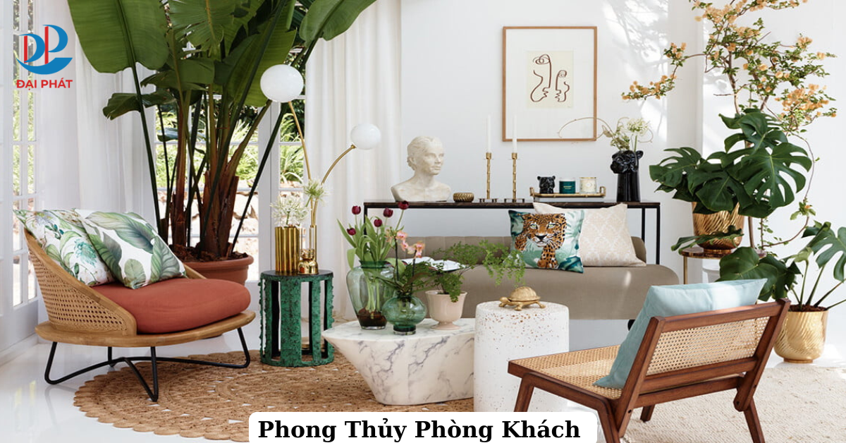 BỐ TRÍ PHONG THỦY PHÒNG KHÁCH PHẢI BIẾT 2025