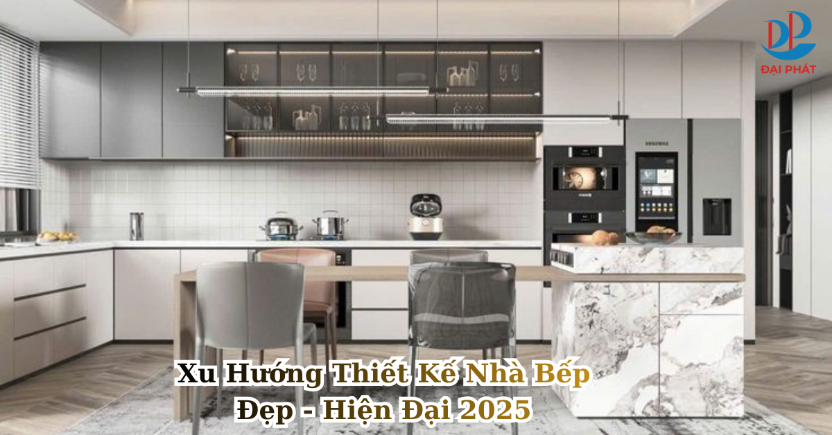 Một mẫu nhà bếp đẹp hiện đại 