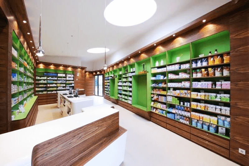 quầy kệ nhựa nội thất