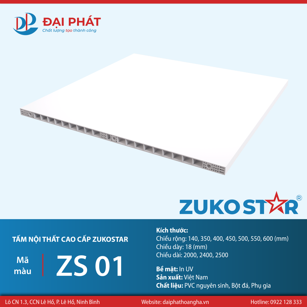 VẬT LIỆU NHỰA NỘI THẤT TƯƠNG LAI – ZUKOSTAR