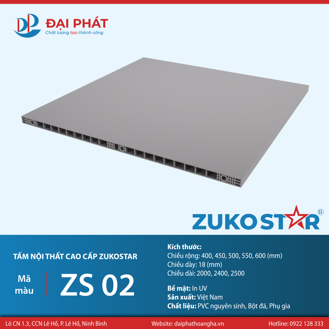 VẬT LIỆU NHỰA NỘI THẤT TƯƠNG LAI – ZUKOSTAR