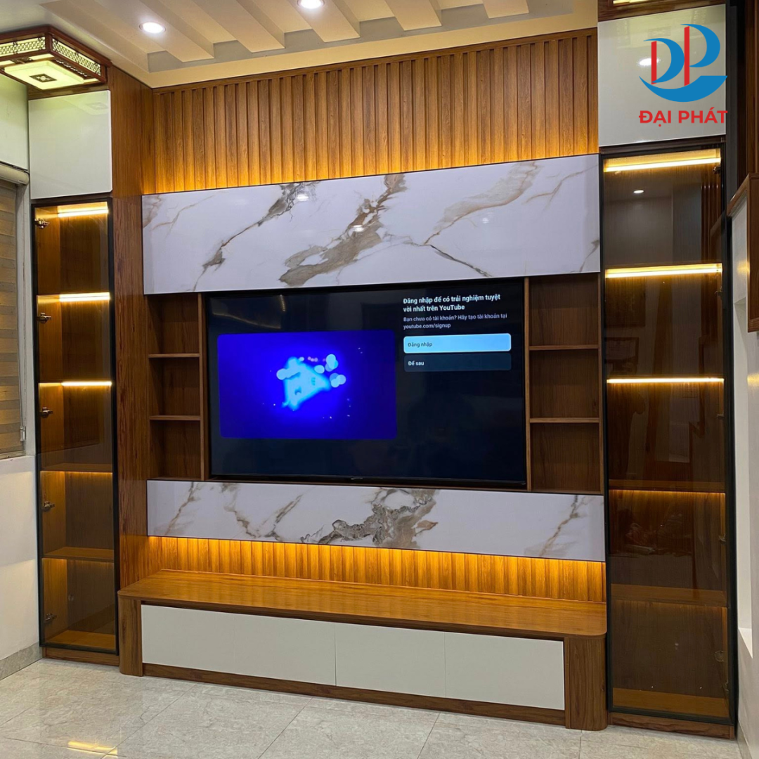 7+ Mẫu Kệ Tivi Hiện Đại – Chuẩn Xu Hướng Cho Phòng Khách 2025