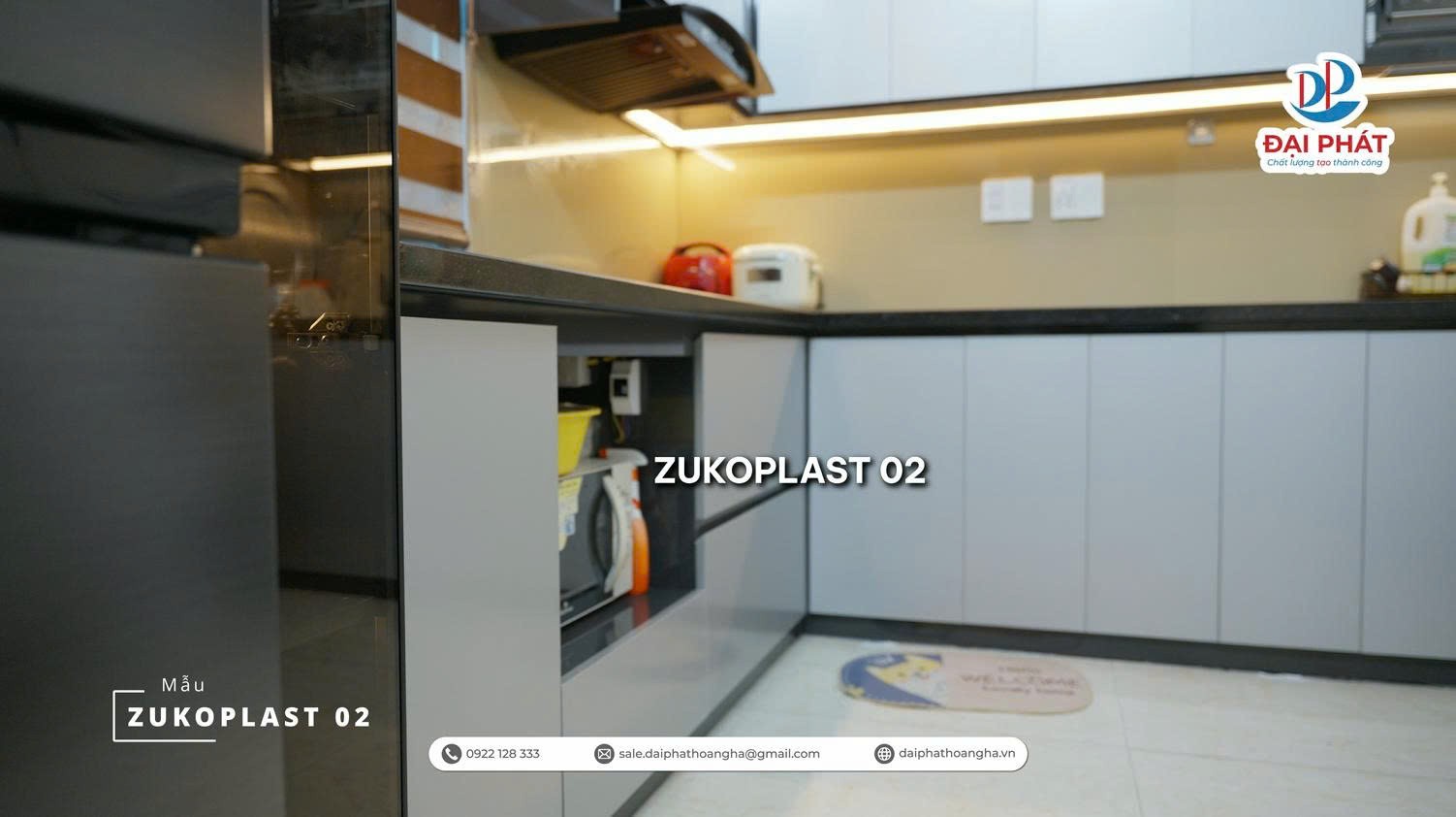 REVIEW THỰC TẾ CĂN BẾP ZUKOPLAST SANG TRỌNG – XU HƯỚNG 2025