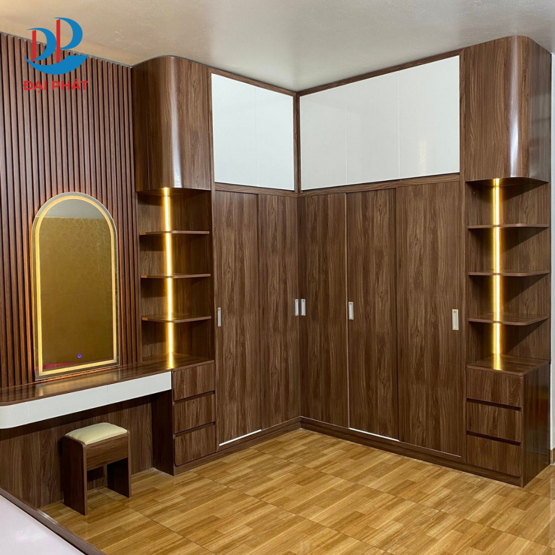 Đẹp Chuẩn Xu Hướng Với Phòng Ngủ Nhựa ZukoPLast 04 - Vân Gỗ Óc Chó 2026 