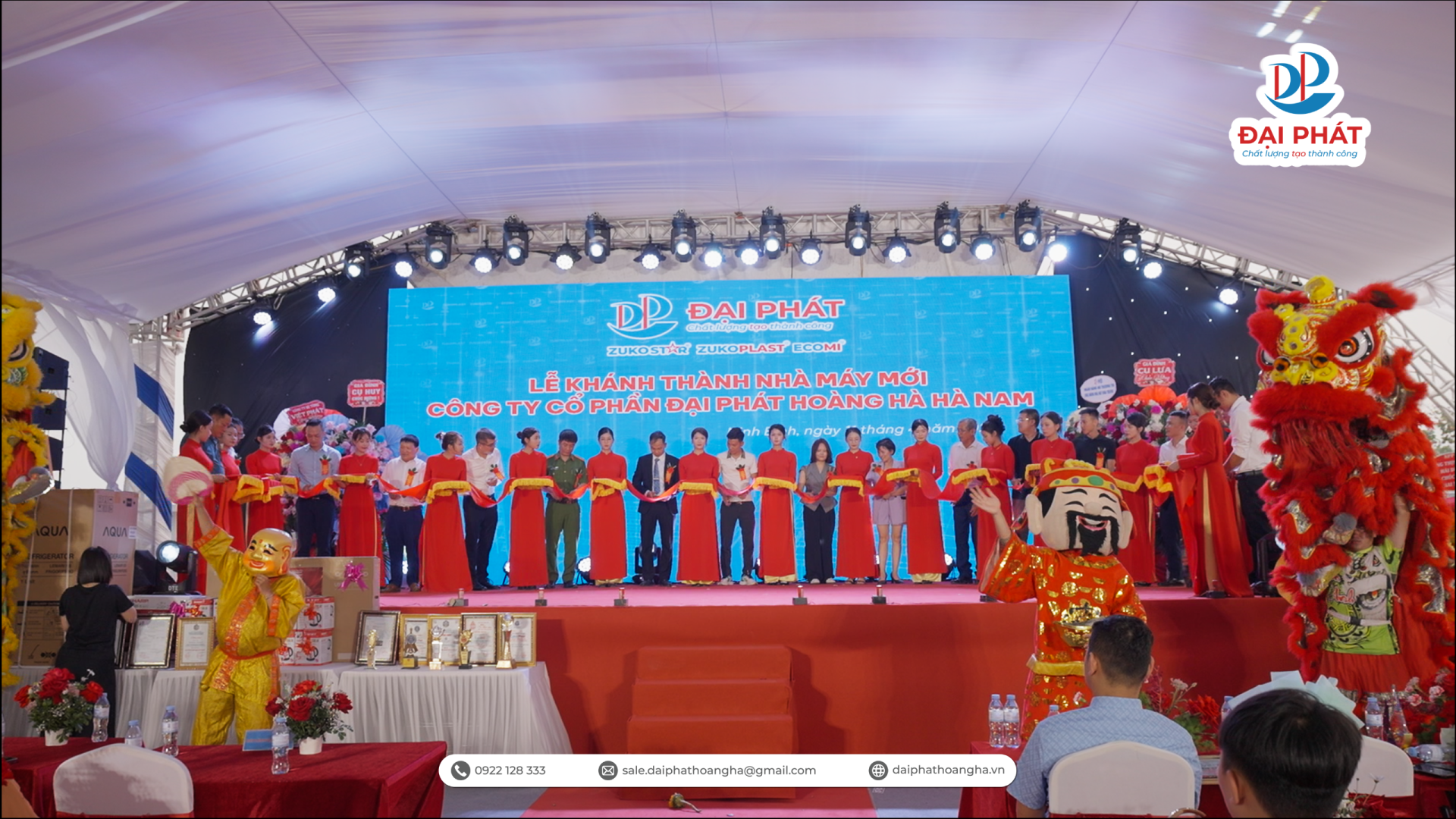 nhựa nội thất khánh thành tri ân