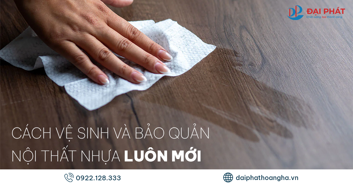 Cách Vệ Sinh Và Bảo Quản Nội Thất Nhựa Luôn Như Mới 2025