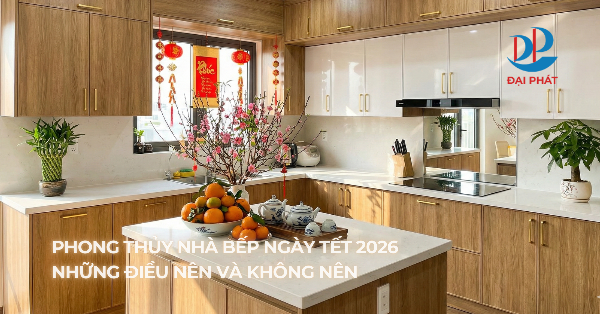 PHONG THỦY NHÀ BẾP NGÀY TẾT 2026 – NHỮNG ĐIỀU NÊN VÀ KHÔNG NÊN