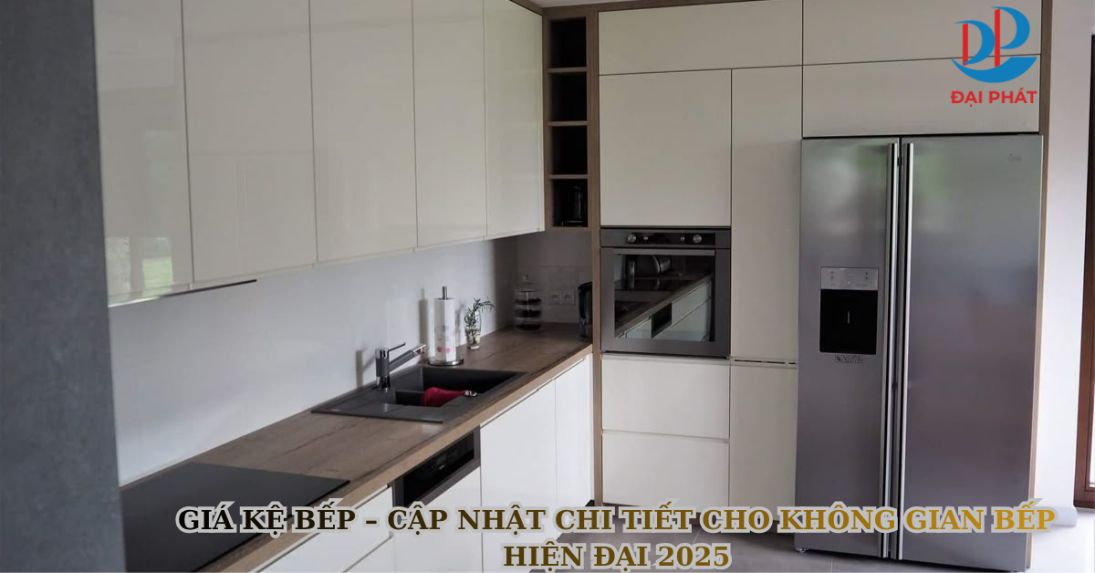 GIÁ KỆ BẾP – CẬP NHẬT CHI TIẾT CHO KHÔNG GIAN BẾP HIỆN ĐẠI 2025