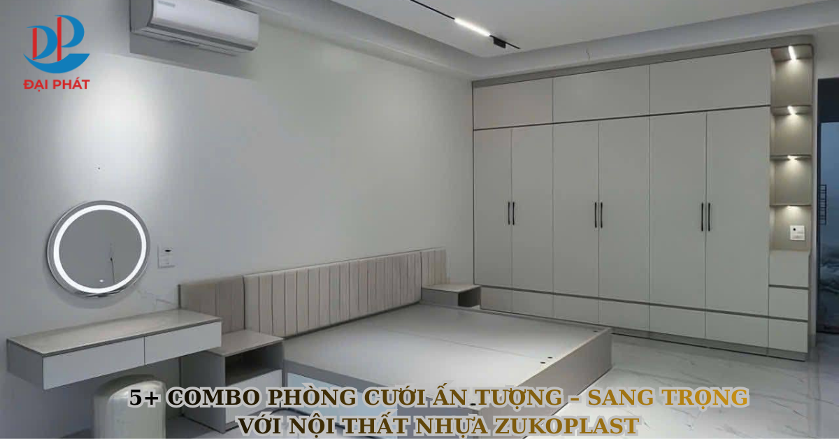 5+ COMBO PHÒNG CƯỚI ẤN TƯỢNG – SANG TRỌNG VỚI NỘI THẤT NHỰA ZUKOPLAST