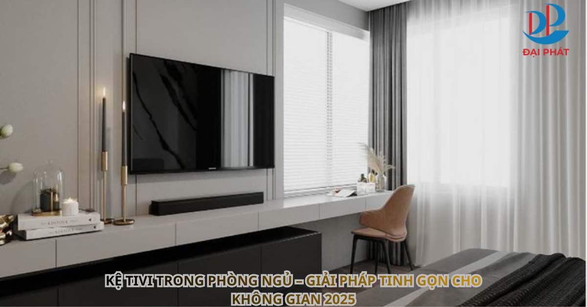 KỆ TIVI TRONG PHÒNG NGỦ – GIẢI PHÁP TINH GỌN CHO KHÔNG GIAN 2025