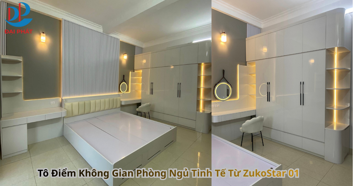 Tô Điểm Không Gian Phòng Ngủ Tinh Tế Từ ZukoStar 01