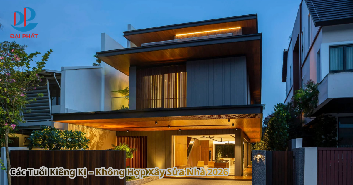 Các Tuổi Kiêng Kị – Không Hợp Xây Sửa Nhà 2026