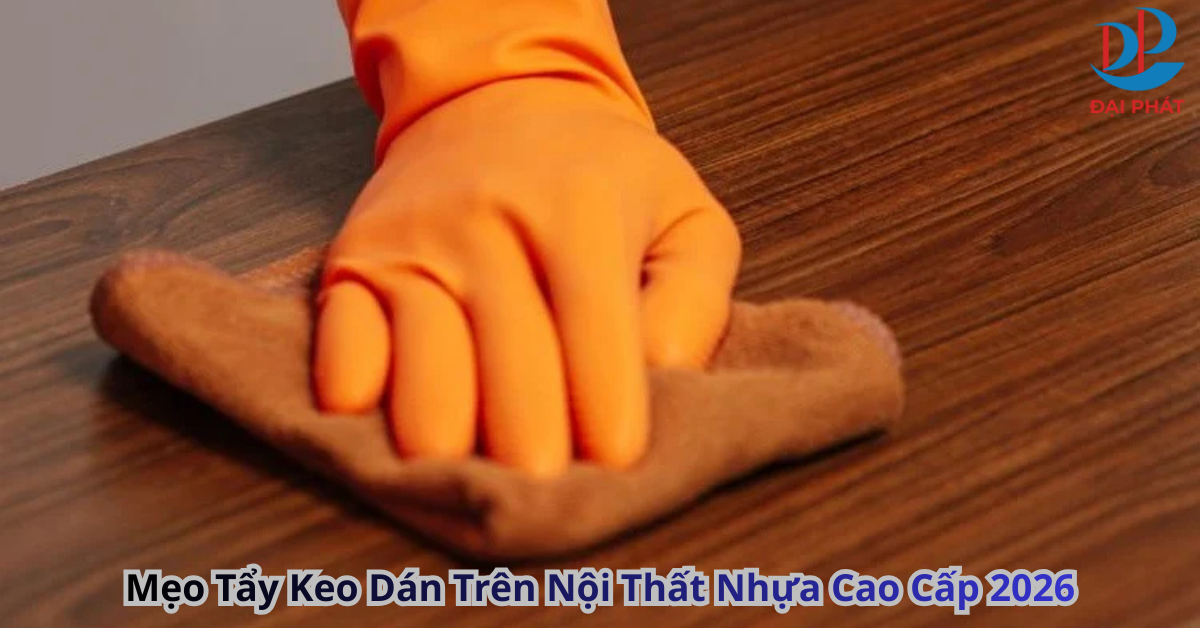 Mẹo Tẩy Keo Dán Trên Nội Thất Nhựa Cao Cấp 2026