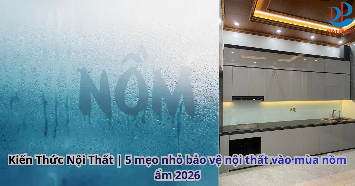 Kiến Thức Nội Thất | 5 mẹo nhỏ bảo vệ nội thất vào mùa nồm ẩm 2026