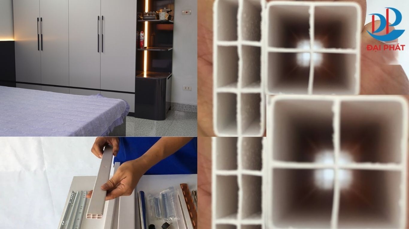 CÁCH NHÉT THANH TĂNG CỨNG ĐÚNG VỊ TRÍ ĐỂ TỦ NHỰA CHẮC HƠN, HẠN CHẾ TUỘT VÍT