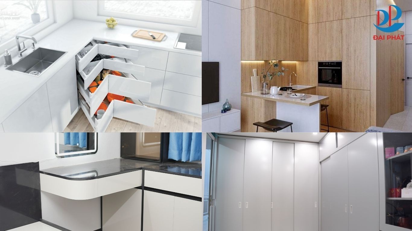 Xử Lý Góc Chữ L Không Vuông 90 Độ Khi Lắp Tủ, Kệ Nhựa: Lắp Ôm Sát Tường – Khe Đều, Mặt Thẳng