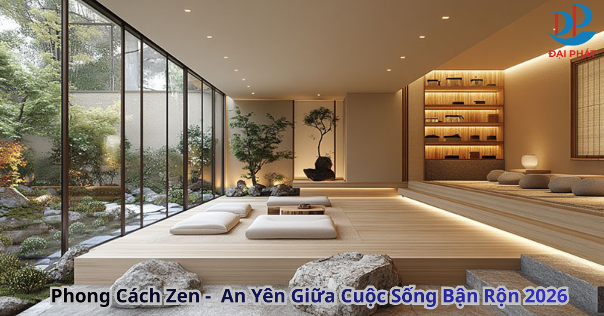 Phong Cách Zen –  An Yên Giữa Cuộc Sống Bận Rộn 2026