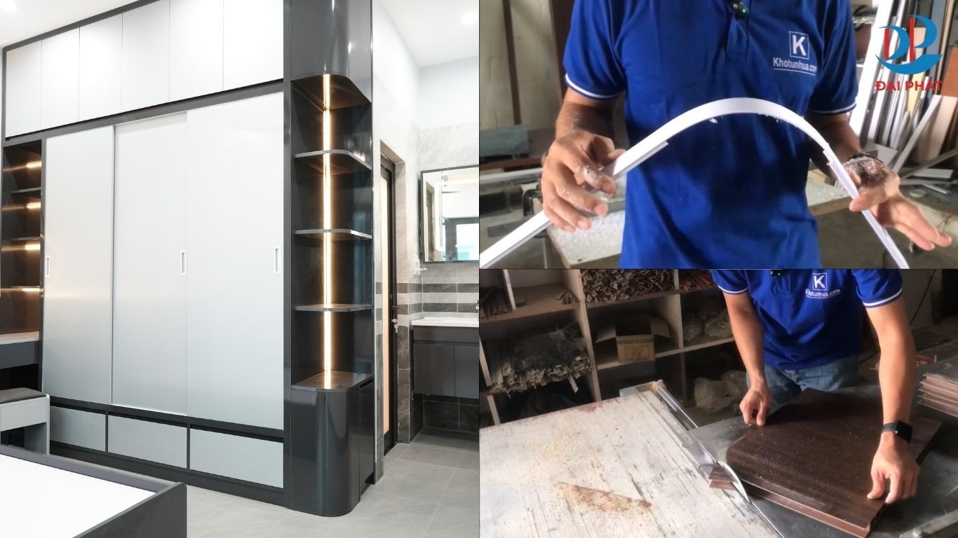 LÀM TỦ NHỰA BO CONG KHÔNG LO BONG GÃY, XEM MỘT LẦN LÀ BIẾT CÁCH LÀM