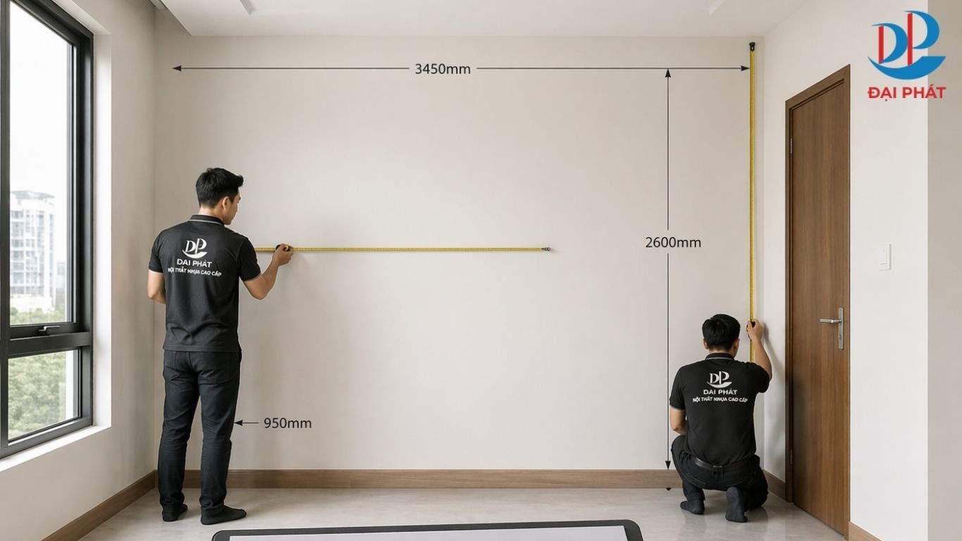 THI CÔNG NHỰA NỘI THẤT ĐÚNG QUY TRÌNH: TỪ KHẢO SÁT ĐẾN LẮP ĐẶT SẢN PHẨM HOÀN THIỆN