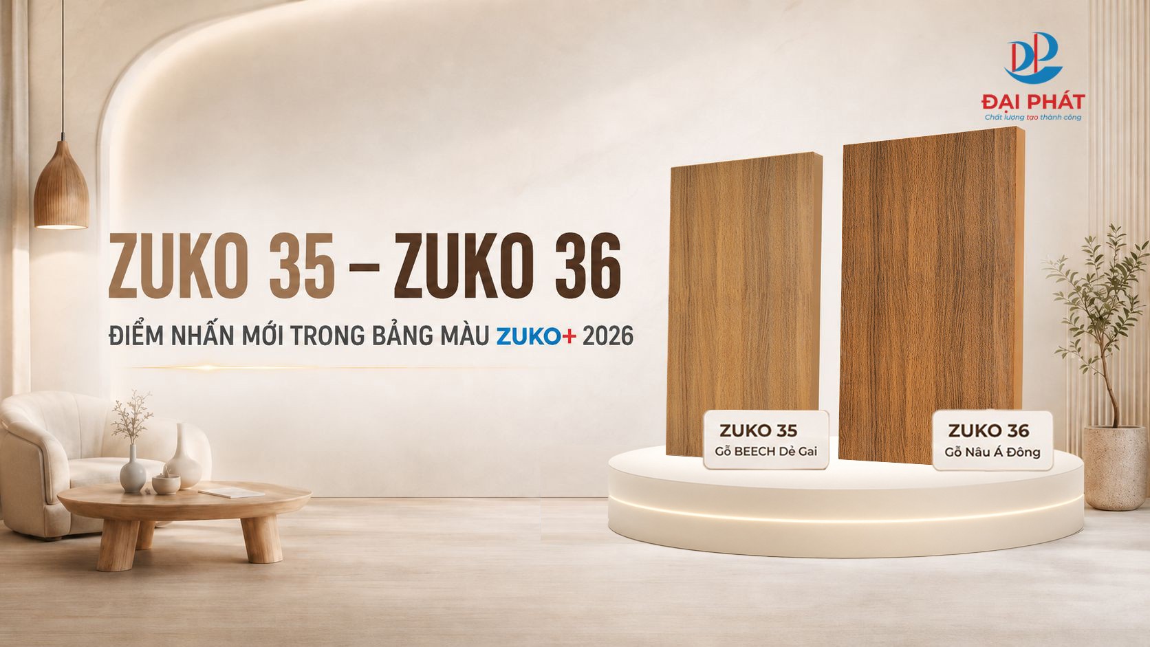 ZUKO 35 – ZUKO 36: ĐIỂM NHẤN MỚI TRONG BẢNG MÀU ZUKO CỘNG 2026