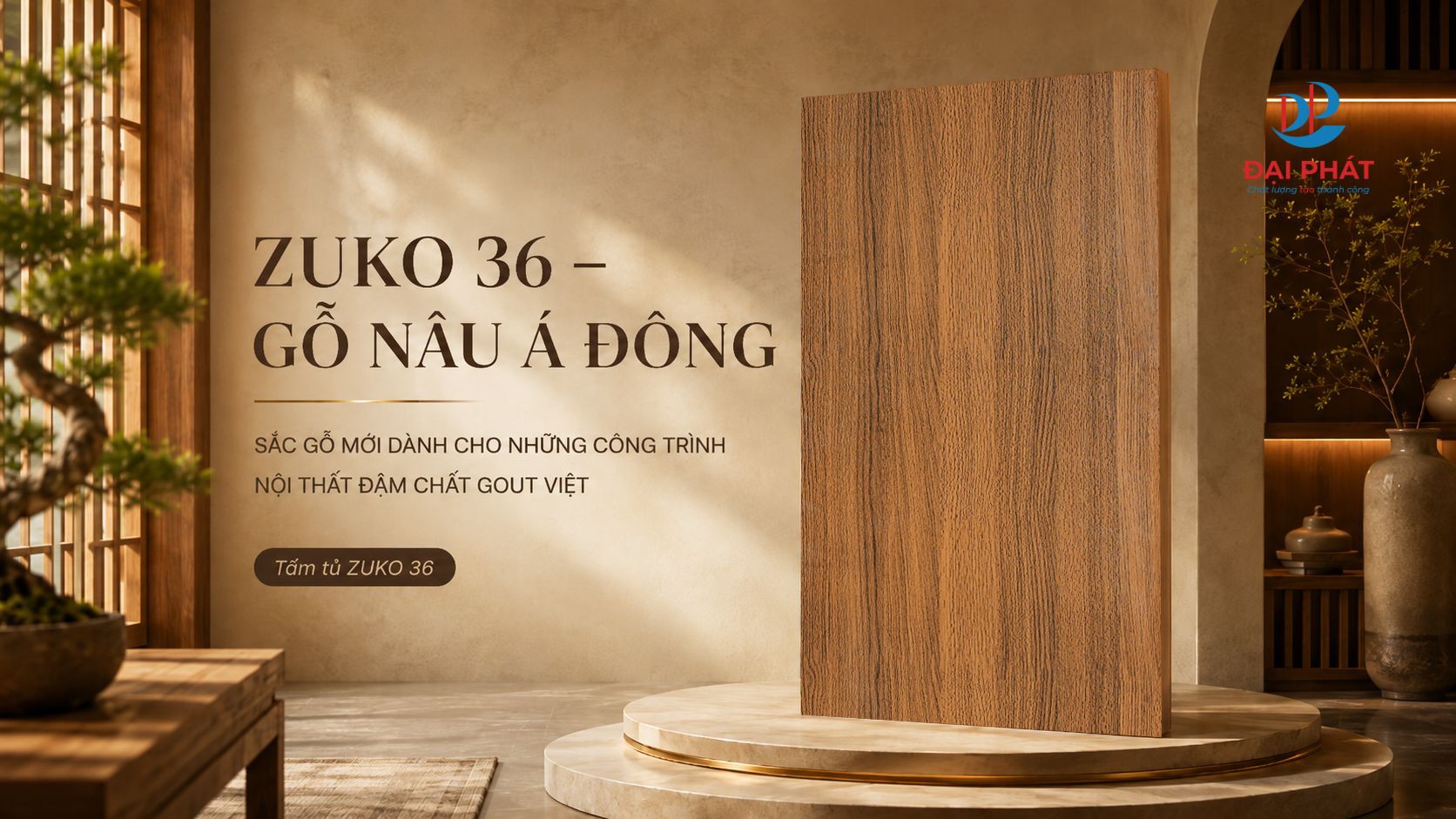 ZUKO 36 – GỖ NÂU Á ĐÔNG: SẮC GỖ MỚI DÀNH CHO NHỮNG CÔNG TRÌNH NỘI THẤT ĐẬM CHẤT GOUT VIỆT