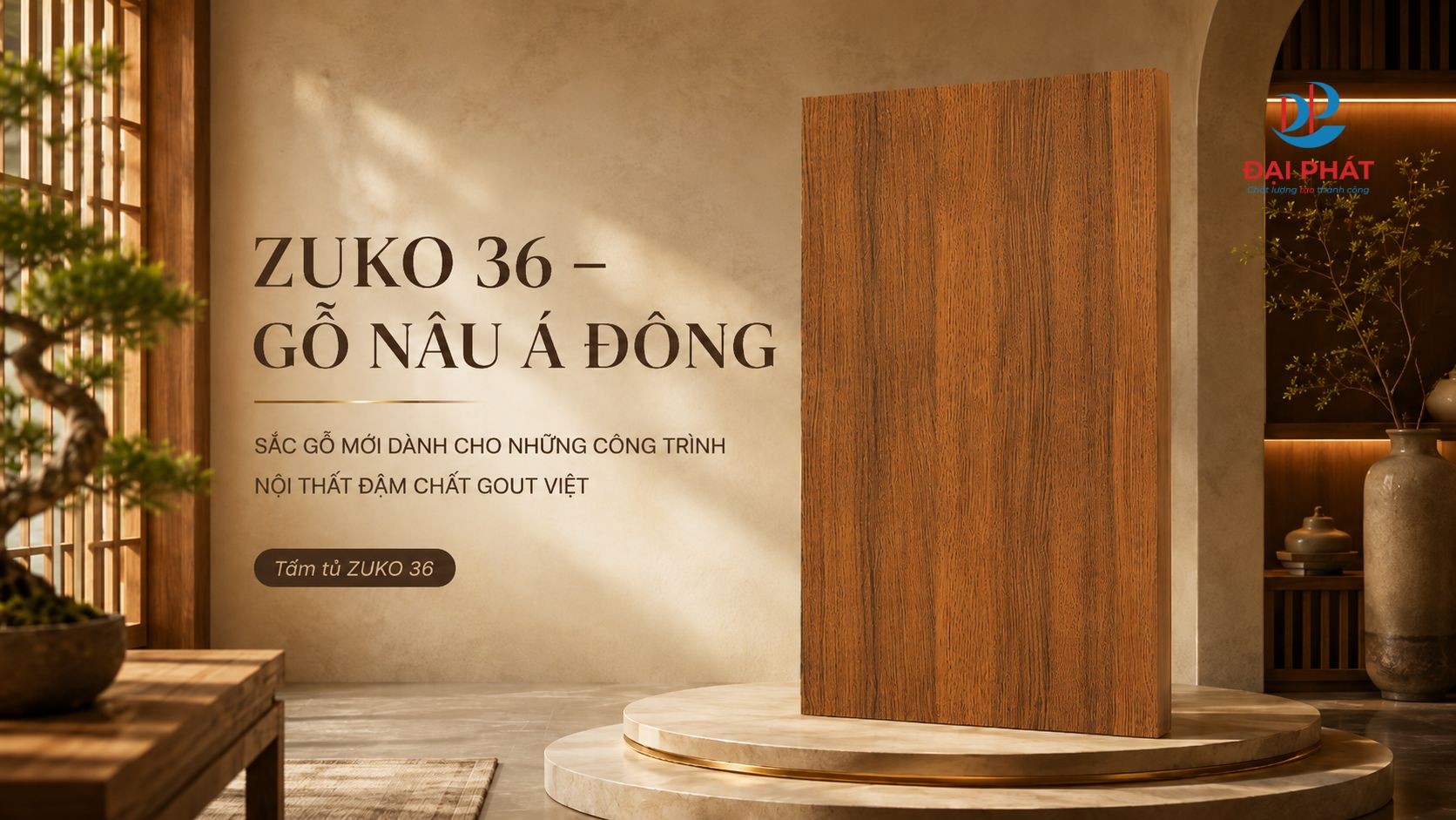 ZUKO 36 – GỖ NÂU Á ĐÔNG: SẮC GỖ MỚI DÀNH CHO NHỮNG CÔNG TRÌNH NỘI THẤT ĐẬM CHẤT GOUT VIỆT