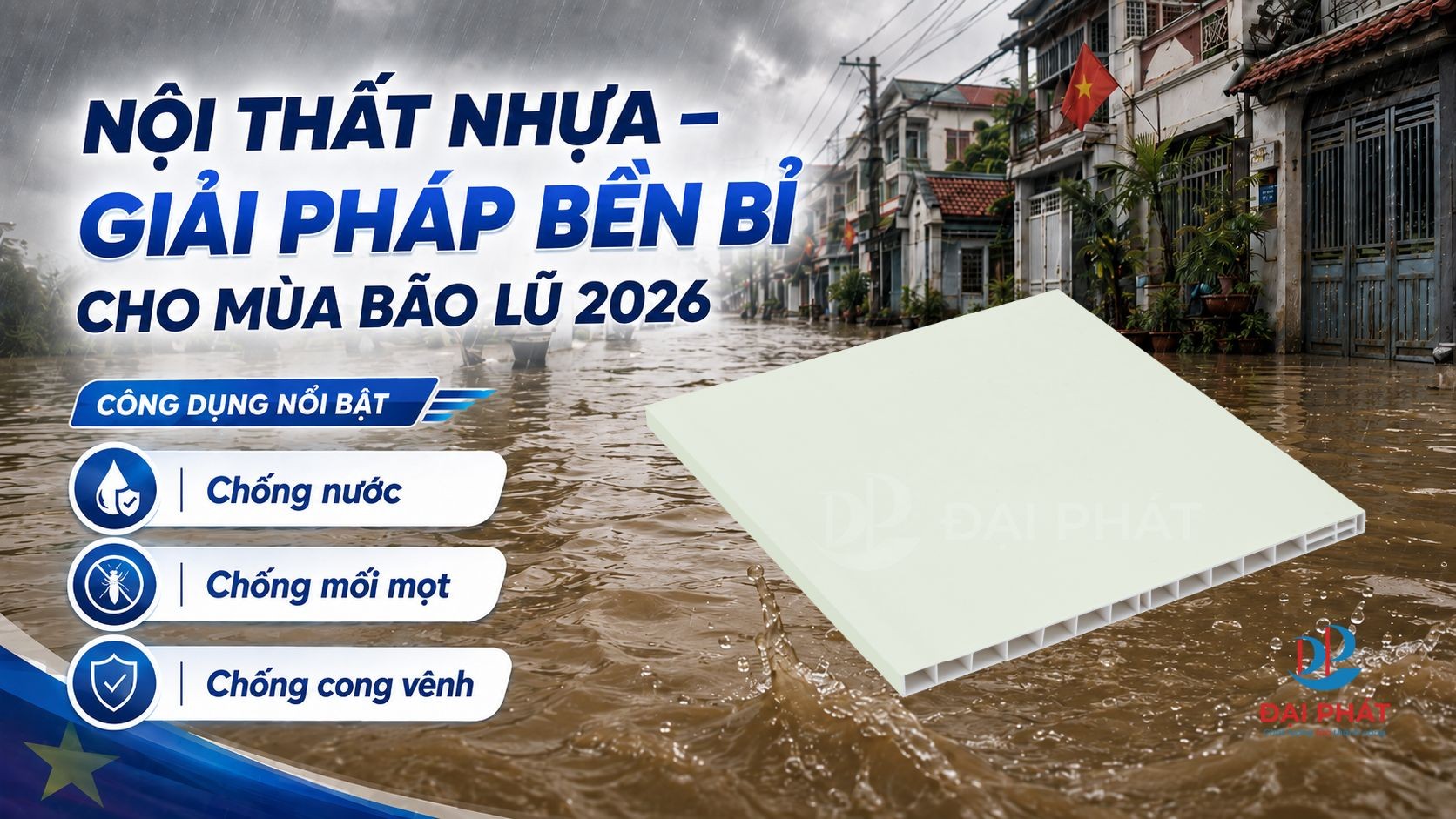 NỘI THẤT NHỰA – GIẢI PHÁP BỀN BỈ CHO MÙA BÃO LŨ 2026